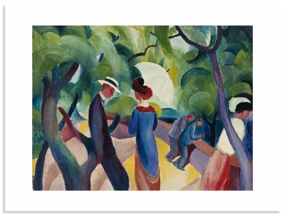 Produktbild von ARTland Wandbild Alu für Innen & Outdoor Promenade. 1913 Größe: 120x90 cm