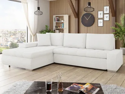 Obrázek produktu pro Rohová sedací souprava ABEL 1 - bílá