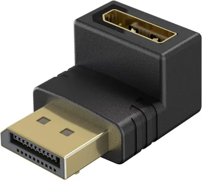 Image de Goobay 77130, DisplayPort, DisplayPort, Mâle, Femelle, Droit, Bas