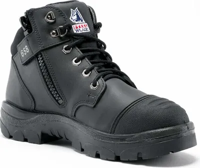 Produktbild von Steel Blue Parkes Werkschoen S3 Heren met Rits Tpu Zwart - maat 42