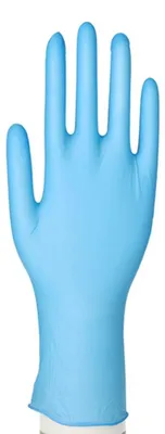 Produktbild von 100 Medi-Inn® PS Handschuhe Nitril puderfrei Long blau Größe XL
