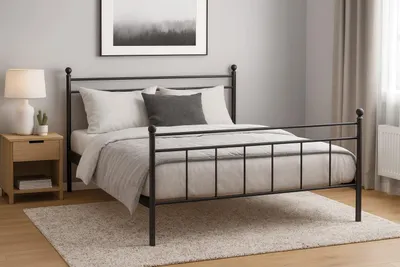 Produktbild von Metallbett in 3 Größen Rubi