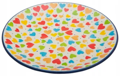 Produktbild von Bolesławiec Ceramika Artystyczna Dessertteller 19 cm Handbemalt
