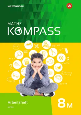 Immagine prodotto di Mathe Kompass 8. Arbeitsheft mit Lösungen. Bayern