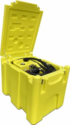 Produktbild von Varan Motors - NEDLP-32 Mobiler Dieseltank 200 Liter mit 12V Pumpe 3000/h 300w Transporttank mit Zapfpistolenpumpe, Kraftstoff Mobile Tankanlage