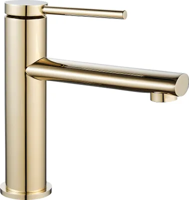 Immagine prodotto di Rubinetto da Lavabo Rea Oval Gold Low