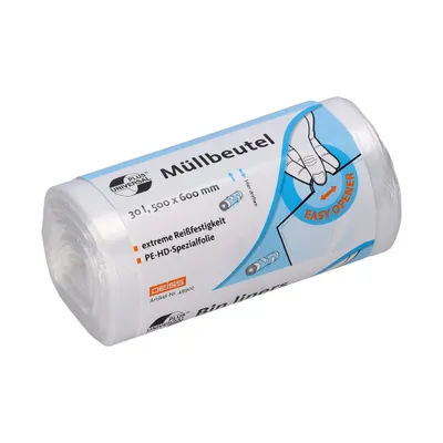 Produktbild von DEISS Universal Plus® Müllbeutel, 49902 - 30 Liter - Rolle / 30 Liter
