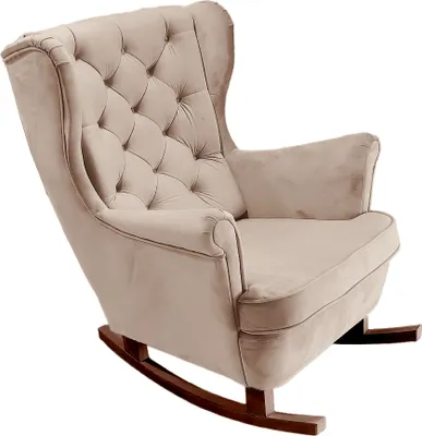 Produktbild von DomoHome Relaxsessel Armlehnensessel Armlehnen Fernsehsessel Loungesessel Polstersessel Couchsessel Armsessel Chair Wohnzimmersessel Ohrensessel | 102x81x95cm | Cappucino_29811