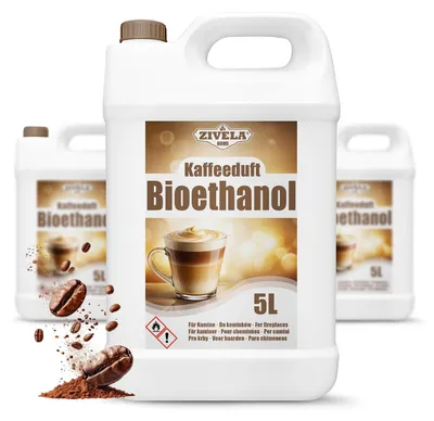 Immagine prodotto di Bioetanolo da 15 litri, alcol biologico con aroma di caffè