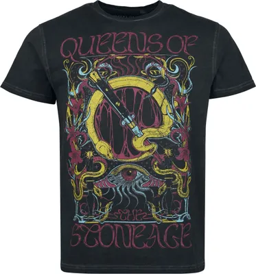 Produktbild von Queens Of The Stone Age T-Shirt Herren Neon Sacrilege anthrazit XXL