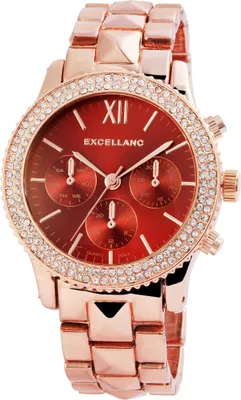 Produktbild von Excellanc Damenuhr mit Metallarmband