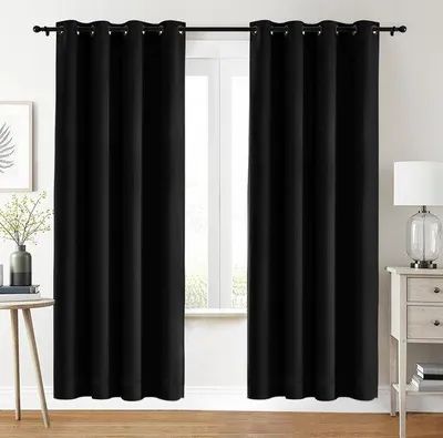 Zdjęcie produktu dla Zasłony termoizolacyjne – zestaw 2 sztuk – 135 x 240 cm – poliester