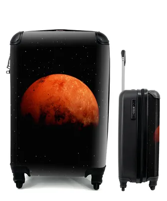 Obrázek produktu pro Kufr Příruční zavazadlo na kolečkách Malý cestovní kufr na 4 kolečkách Polotmavý Mars na obloze - Velikost kabiny < 55x40x23 cm a 55x40x20 cm -