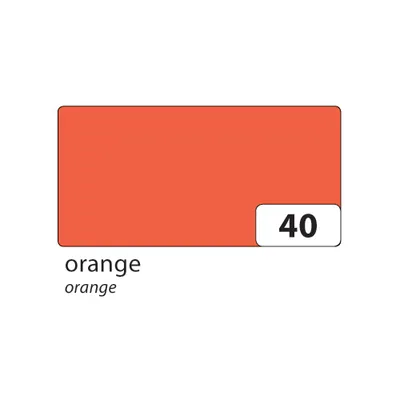 Produktbild von folia Tonpapier (B)500 x (H)700 mm 130 g/qm orange 10 Blatt