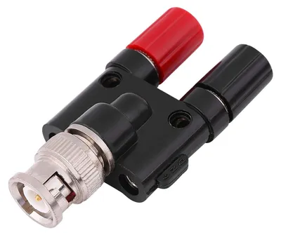 BNC-auf-Bananenstecker-Adapter 4 mm, 500 V, 3 A, -20 bis 80 °C