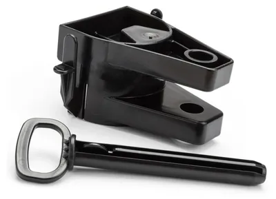 Produktbild von Rolly Toys X99100006880 rollyTrailer Adapter (für Traktoren, Zubehör für Trettraktoren, zum anhängen von Trailern), Schwarz