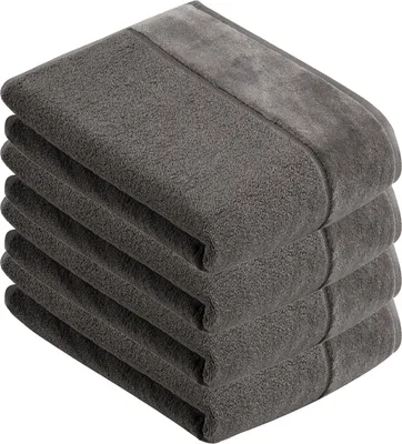 Produktbild von 4er Pack Duschtuch Pure von der Marke Vossen 67 x 140 cm