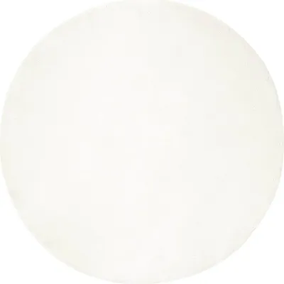 Produktbild von vidaXL Rutschfester Teppich aus Kunstkaninchenfell OLITE Creme Ø 80 cm