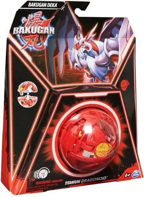 Produktbild von Bakugan 3.0 Deka Jumbo, 10 cm große Actionfigur mit Sammelkarte, unterschiedliche Varianten, Wurfkreisel, 6 Jahr(e)