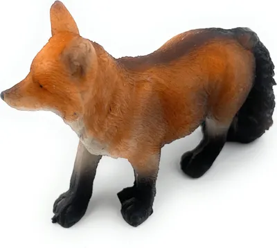 Produktbild von Onwomania Polyresin Figur Fuchs Rotfuchs Fähe  Tier Dekofigur aus Polyresin Braun  7,6 cm