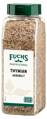 Produktbild von Fuchs Thymian gerebelt leicht bitter erdig rauchige Note 175g