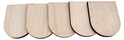 Obrázok produktu pre 25 ks drevených šindľov typu „Biberschwanz“ – šírka 41 mm x dĺžka 50 mm x hrúbka 4 mm
