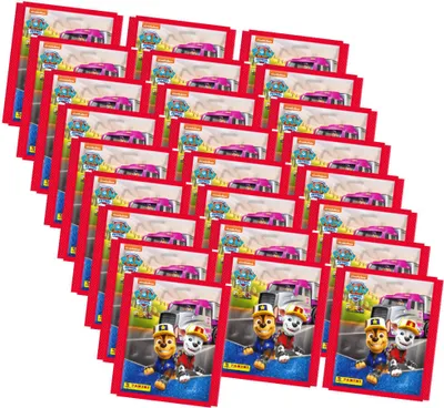 Produktbild von Panini Paw Patrol Sticker Serie 9 - Big Truck (2023) - 25 Tüten Sammelsticker