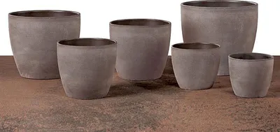 Produktbild von Scheurich Mediterranea 920 28, Topfpflanzer, Freistehend, Keramik, Braun, Rund, Drinnen