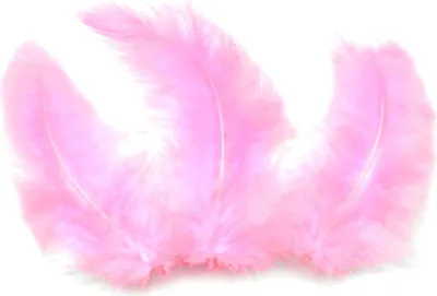 Produktbild von 20 Deko Federn Rosa 5,5 cm - Einheitsgröße