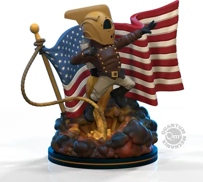 Zdjęcie produktu dla Quantum Mechanix The Rocketeer Figurka Q-Fig Elite The Rocketeer 13 cm QMXDIS-0116