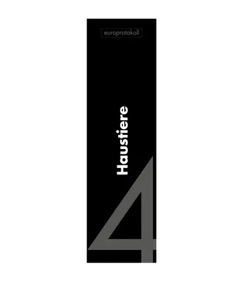 Produktbild von europrotokoll Rückenschild 'Haustiere' für DIN A4 Ordner, beschriftetes Einsteckschild im Format 53 x 186 mm, passend für 8 cm Ordner