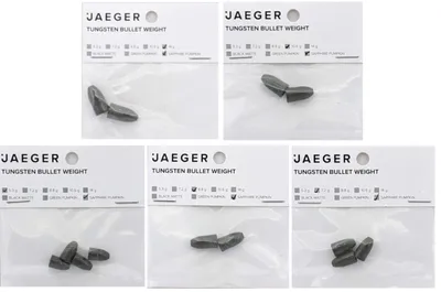 Produktbild von Jaeger Fishing Sapphire Pumpkin Tungsten Bullet Weight - Gewichte, Gewicht / Inhalt:5.3g / 4 Stück