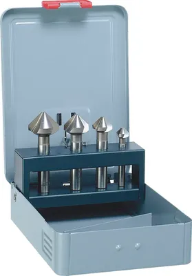 Produktbild von Alpen Senker / HSS Cobalt Kegelsenker-Satz, 4-teilig,˜10,4/16,5/20,5/25mm