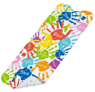 Obrázok produktu pre Protisklzová podložka do vane pre deti, 100 x 40 cm, vyrobená z PVC, odolná voči plesniam, bez BPA