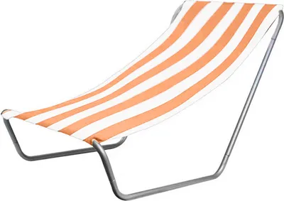 Produktbild von Klappbarer Strandstuhl SAND, orange Streifen