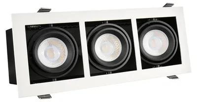 Productafbeelding van MODERNE LED-INBUILDSTRALER, 275x93mm, 3-licht, GU10