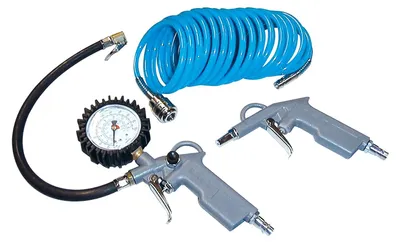GÜde Druckluft-set 3-tlg. Güde Druckluft Kompressor 3tlg Reifenfüller Ausblaspistole Druckluftschlauch 3-tlg Spiralschlauch Reifen 11-tlg. Meter 84091 Teilig Druckluftwerkzeugset Werkzeug-set 494972 84091 4015671840912