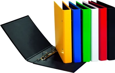 Produktbild von Ringbuch A5 20mm 2 Ringe sortiert Packung mit 12 Stück