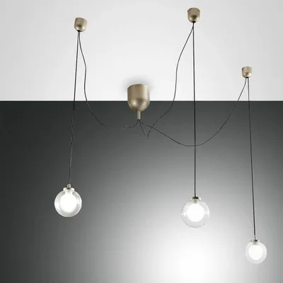 Produktbild von Fabas Luce LED Pendelleuchte Blog Ø120mm 15W Warmweiß Gold dimmbar