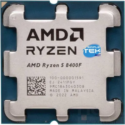 Immagine prodotto di Amd Ryzen 5 8400f Am5 Cpu 6c/12t 4.20ghz Max 4.7 Ghz Processore Senza Grafica