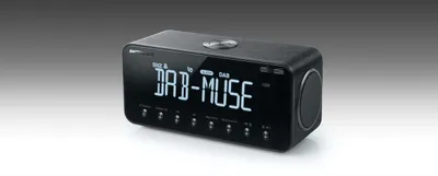 Zdjęcie produktu dla Cyfrowy budzik Muse M-196DBT w kolorze czarnym