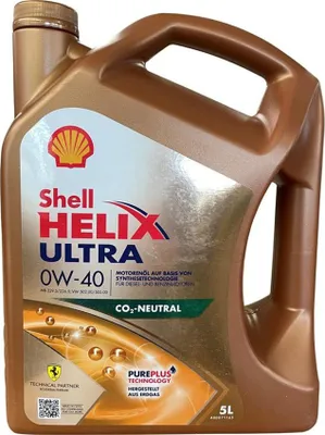 Produktbild von SHELL Helix Ultra für 0W-40 5 Liter Motoröl Motorenöl A40 502 00 505 00 229.5 RN0700 RN0710 Öl