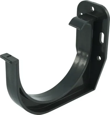 Produktbild von Marley Rinnenhalter Kunststoff halbrund Anthrazitgrau RAL 7016 NW 100 mm