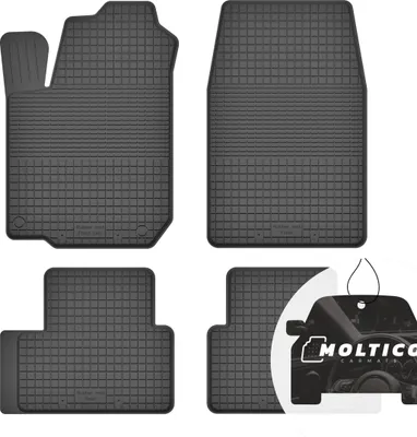 Produktbild von Gummimatten mit Rand Auto Fußmatten Gummi Automatten Passgenau 4-teilig Set - passend für Ford KA I 1996-2008