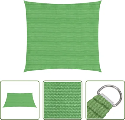 Image de The Living Store store store 160 g/m² vert clair 3x3 m HDPE