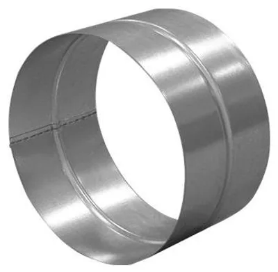 Produktbild von Lüftungsmuffe 200 mm aus verzinktem Stahl, korrosionsbeständig