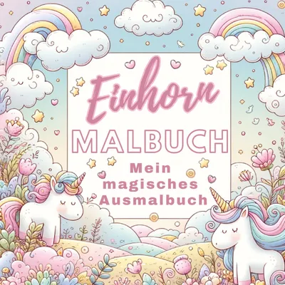 Produktbild von Einhorn Malbuch - Mein magisches Ausmalbuch