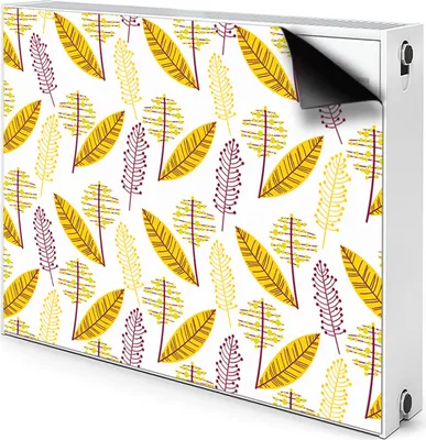 Produktbild von Magnet Verkleidung Abdeckung Heizkörperabdeckung Heizkörperabdeckung 100x60 cm  - Herbstblätter
