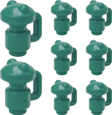 Produktbild von AWM Trampolin Endkappen (Frosch) Schutzkappen 28 mm - Innenliegend - Sicherheitsnetz Kappen Abschlusskappen (Grün - 8x)