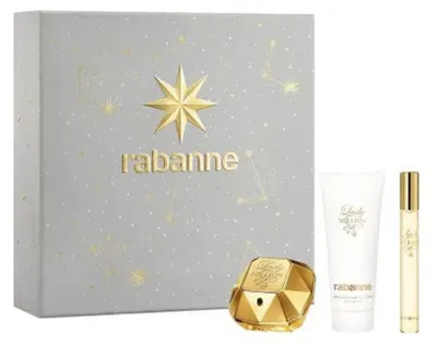 Produktbild von Paco Rabanne Lady Million Eau Parfum 50ml Leche Corporal 75ml Eau Parfum 10ml
